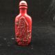 Old Beijing Red Coral Hand Carved 