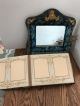 Rare 1800 ' S Victorian Photo Album - Music Box With Two Mirrors - - On Stand Wind photo 5
