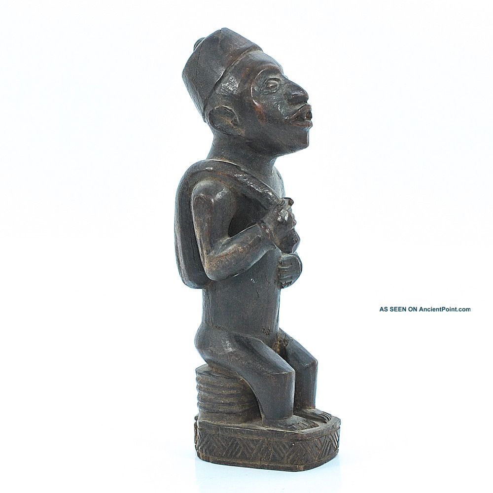 Fine Kongo Yombe Seated Figure - Dem.  Rep.  Of Congo - Faa Gallery Sculptures & Statues photo