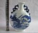 Antique Chinese Blue And White Porcelain Vase In The Three Kingdoms Guan Yu Vases photo 4