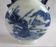 Antique Chinese Blue And White Porcelain Vase In The Three Kingdoms Guan Yu Vases photo 7