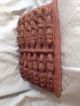 Old Tribal Art African Granary Door Ancestor Figures Pottery Or Clay Very Heavy Other African Antiques photo 7