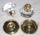 Vintage Gainsborough Harware Prismatic Sonota Crystal Door Knobs Only Drawer Pulls photo 2