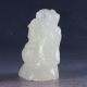 100 Natural Afghanistan Jade Hand Carved Buddha Statue Pa0825 Figurines & Statues photo 4