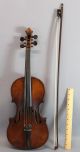 Antique German 4 Quarter Violin Finish Rosewood Pegs String photo 1