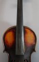 Quality Early Antique 4/4 Figured Maple Violin String photo 4