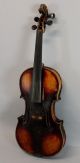 Quality Early Antique 4/4 Figured Maple Violin String photo 7