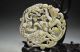 Chinese Old Jade Hand Carved Hollow Dragon & People Jade Tablets Other Chinese Antiques photo 2