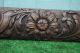 Early 19th C.  Gothic Wooden Oak Panel Frieze With Flower Carvings C1820s Other Antique Woodenware photo 2