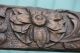 Early 19th C.  Gothic Wooden Oak Panel Frieze With Flower Carvings C1820s Other Antique Woodenware photo 6