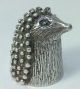 Vintage Hallmarked Sterling Silver Novelty Hedgehog Thimble – 1987 (17g) Other Antique Sterling Silver photo 2