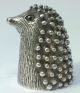 Vintage Hallmarked Sterling Silver Novelty Hedgehog Thimble – 1987 (17g) Other Antique Sterling Silver photo 5