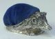 Vintage Hallmarked Sterling Silver Hedgehog Pin Cushion – 1991 By Doubar Other Antique Sterling Silver photo 1