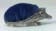 Vintage Hallmarked Sterling Silver Hedgehog Pin Cushion – 1991 By Doubar Other Antique Sterling Silver photo 3