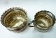 Matching Antique Solid Silver Sugar Bowl London 1896 & Cream Jug 1895 - 131g Tea/Coffee Pots & Sets photo 2