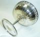 Antique Solid Silver Pedestal Bon Bon Dish - Birmingham 1916 - 138g Cups & Goblets photo 2