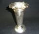 Antique Solid Silver Vase Hallmarked Birmingham 1914 - Weight 302g Other Antique Sterling Silver photo 3