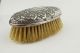 Ladies Sterling Silver Hallmarked 925 Bristle Grooming Brush Oval Top Repousse Brushes & Grooming Sets photo 6