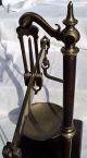 Vtg 1800s Antique C.  W.  Brecknell Brass Scale Of Justice Apothecary Balance Trade Scales photo 2