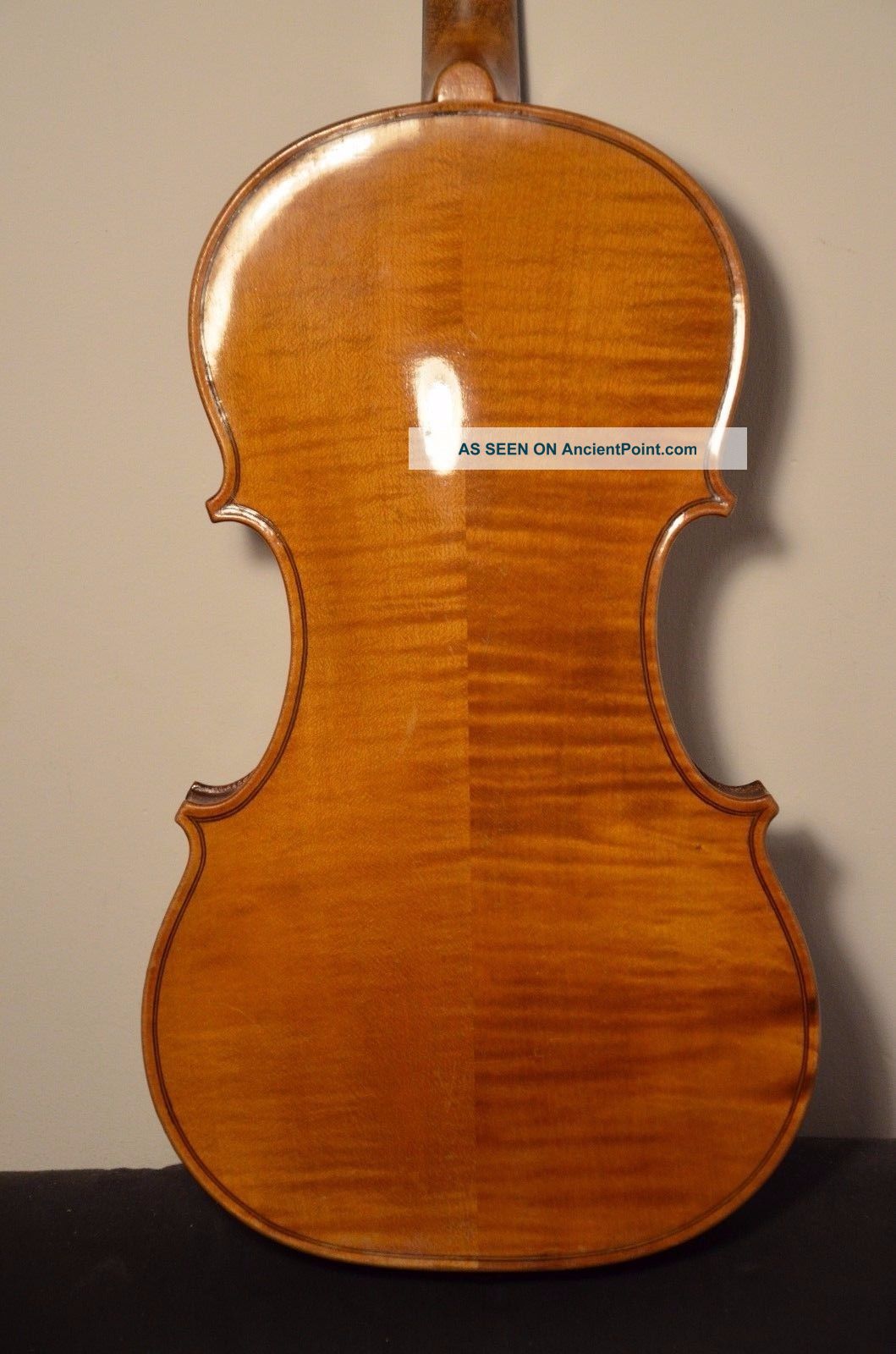 Old French Violin  L.  H.  F.   With Case String photo