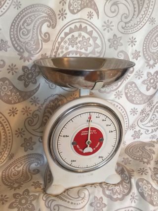 Lovely Vintage Dulton Scale Kitchen With Stainless Bowl Balance Up To 5 Lbs photo