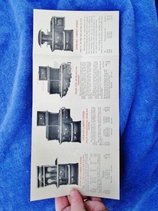 C.  1900 Fuller & Warren,  Troy Ny: Antique Stewart Range Stove Paper Ad Flyer photo
