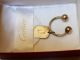 Vintage Sterling Silver Cartier Two Ball Key Ring Other Antique Sterling Silver photo 8