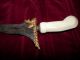 15th Century Keris Gold Singo Barong Sword With Old Gading Handle Pacific Islands & Oceania photo 2