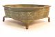 Antique Chinese Cast Bronze Footed Vessel 21.  0cm X 16.  5cm X 7.  4cm No Res Vases photo 4