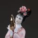 Chinese The Color Porcelain Handwork Carved Gril Statues Figurines & Statues photo 1