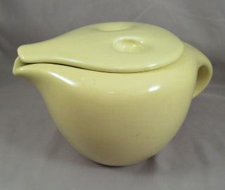 Authentic 1954 - 67 Russell Wright Avocado Yellow Iroquois Lidded 3cp Coffee Pot photo