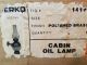 Old In Package Perko Ship Boat Maritime Cabin Brass Oil Lamp Lantern Globe Lamps & Lighting photo 5