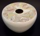 Signed Vintage Mid Century Geometric Modernist Porcelain Studio Art Pottery Vase Mid-Century Modernism photo 4