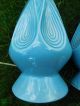 Gorgeous Turquoise Mid - Century Table Lamps Mid-Century Modernism photo 3