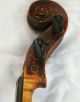 Antique English Violin 18th C.  Grafted Scroll And Ready To Play String photo 10