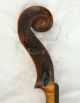 Antique English Violin 18th C.  Grafted Scroll And Ready To Play String photo 8