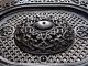 Antique Arched Victorian Cast Iron Fireplace Insert Cover Heating Vent Grate Gas Fireplaces & Mantels photo 3