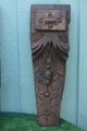 Pair: 16thc Gothic Tudor Period Wooden Oak Large Corbels C1590s Other Antique Woodenware photo 2