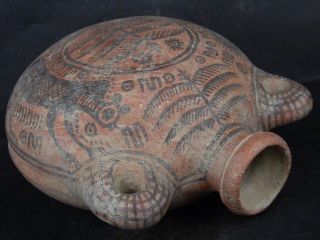 Ancient Huge Size Teracota Painted Juglet With Lions Indus Valley 2500 Bc Ik471 photo