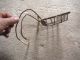 Vintage Antique Primitive Wire Claw Foot Bathtub Soap Holder Chippy Shabby Paint Plumbing photo 1