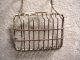 Vintage Antique Primitive Wire Claw Foot Bathtub Soap Holder Chippy Shabby Paint Plumbing photo 2