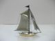 The Sailboat Of Silver Of The Most Wonderful Japan.  59g/ 2.  08.  Japanese Antique Other Antique Sterling Silver photo 2