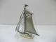 The Sailboat Of Silver Of The Most Wonderful Japan.  59g/ 2.  08.  Japanese Antique Other Antique Sterling Silver photo 3