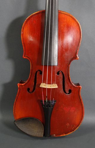 Antique Antonius Stradivarius Conservatory Soloist 7/8 Violin Fiddle Instrument photo