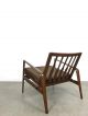 Vintage Ib Kofod Larsen Attr Scuptural Lounge Chair Mid Century Danish Modern Mid-Century Modernism photo 6