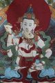 Tibet Collectable Silk Hand Painted Buddhism Thangka Tk010 Paintings & Scrolls photo 2