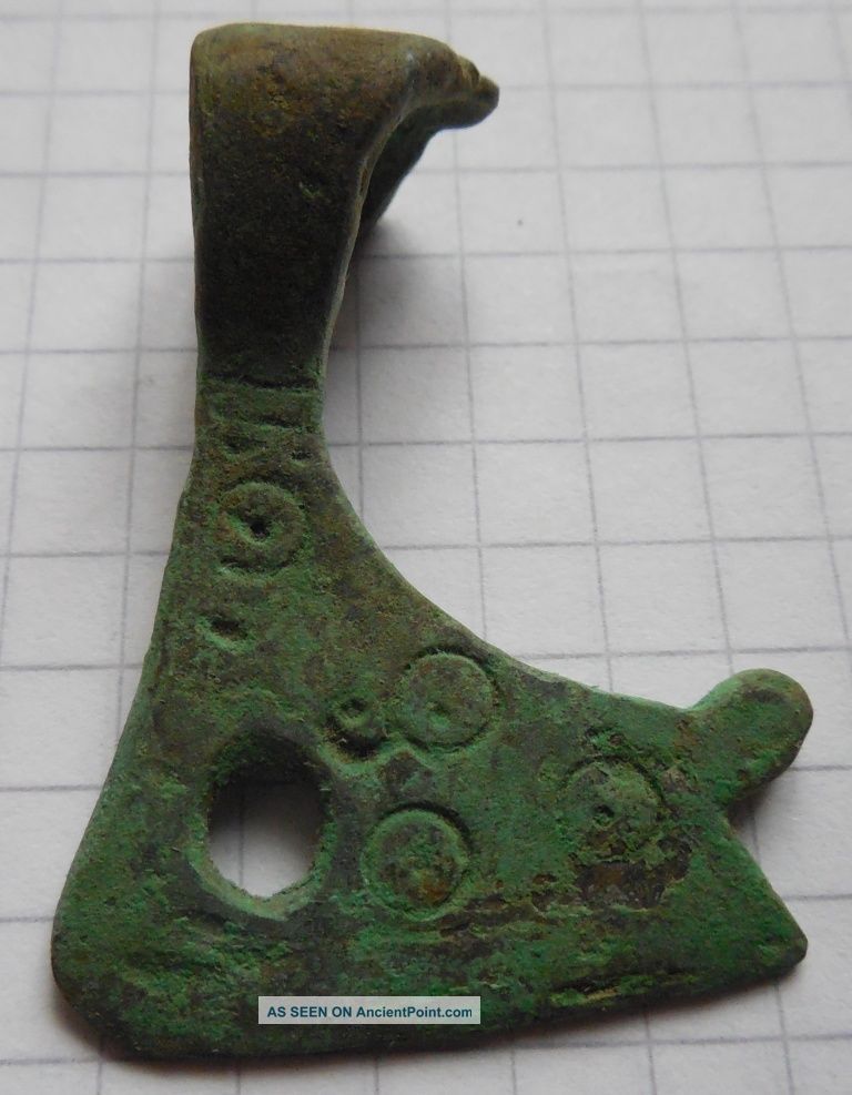 Viking Period Bronze Amulet Axе Viking photo