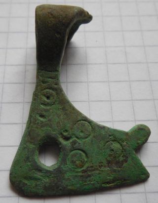 Viking Period Bronze Amulet Axе photo
