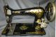 Rare Serviced Antique 1910 Singer 27 Pheasant Treadle Sewing Machine Video Sewing Machines photo 5