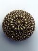 Antique Brass Openwork Button Metal Filigree Buttons photo 1